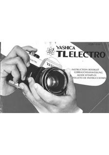 Yashica TL Electro manual. Camera Instructions.